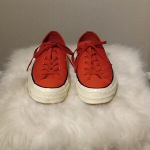 Red patent leather converse all star chuck taylor's